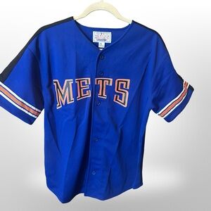 Vintage 90’s Starter Mets Jersey – Kids L / or could fit as Women’s S ⚾💙⚾🧡